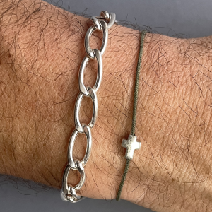 Bracelet chaîne gourmette allongée - Penelope by so