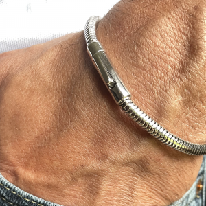 Bracelet chaîne serpent fermoir clip -Penelope by so