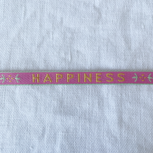bracelet ruban happiness